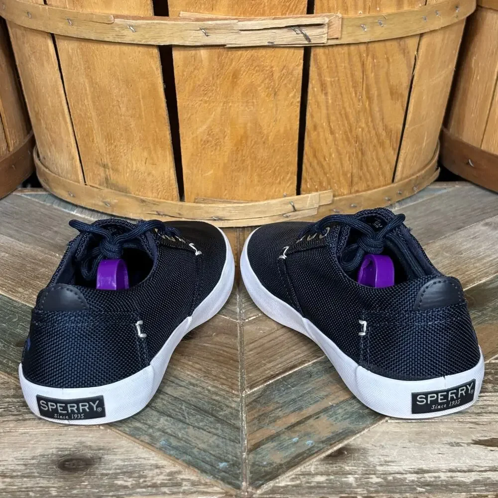 Sperry Bodie Navy Knit Textile Washable Comfort Sneakers Boys Size 3